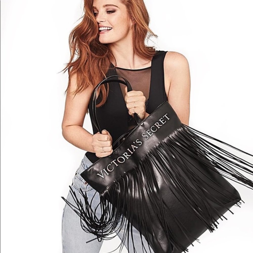 Victoria Secret Fringe Tote Bag NWT